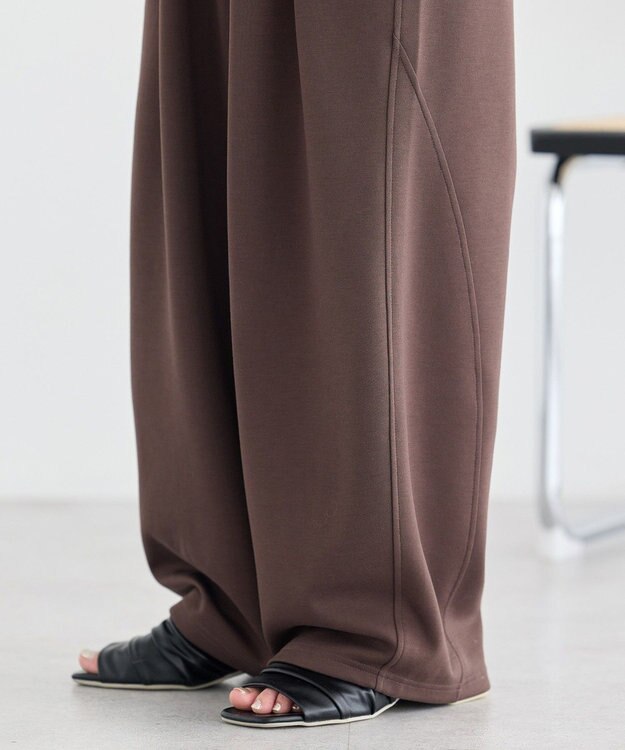 earth music&ecology イージーコクーンパンツ Brown