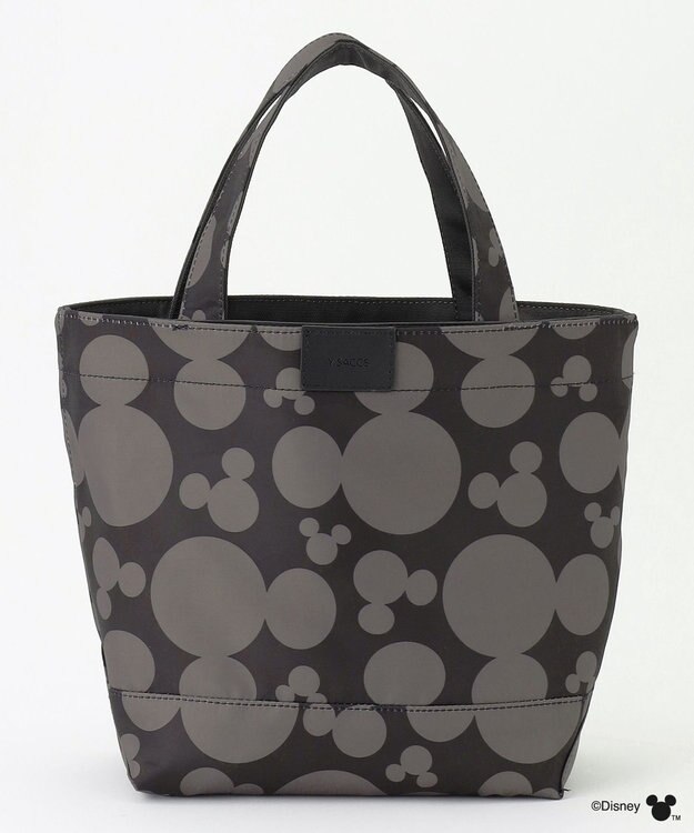 Y'SACCS 【Disney Collection】シルエットプリントトートバッグ　Sサイズ ダークグレー