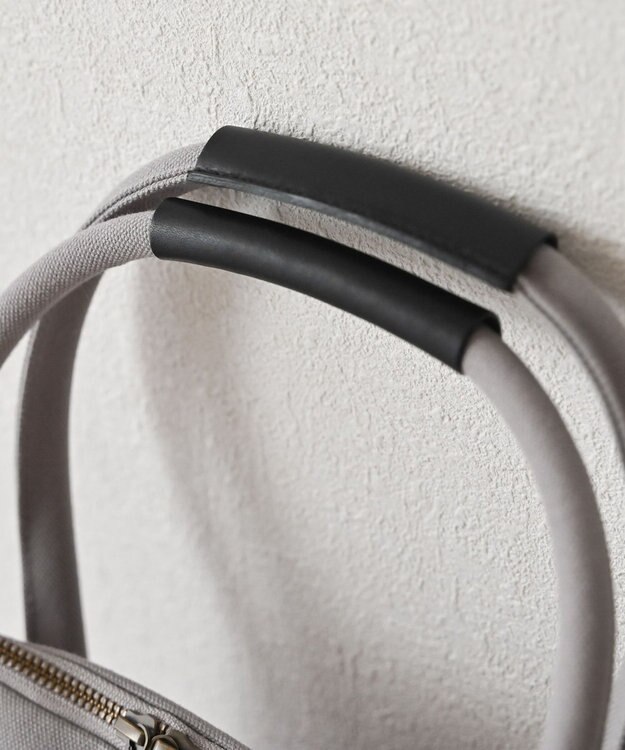 AND WOOL ポピー押し花刺繍バッグ グレー