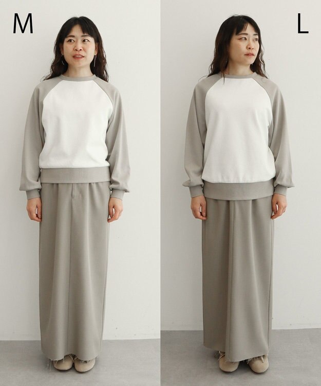 CRAFT STANDARD BOUTIQUE フクレジャカードラグランプルオーバー Light Gray