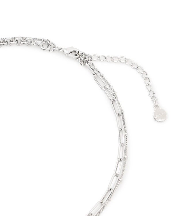 23区 【WEB&一部店舗限定】アシンメトリーチェーンコイン ネックレス シルバー系