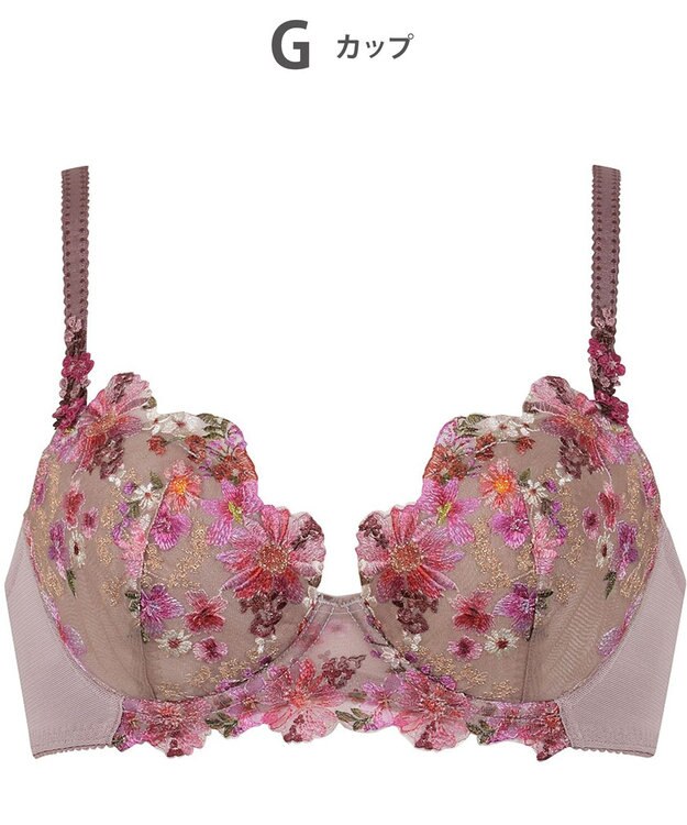 Wing ブラジャー Wing Lesiage サイドすっきり しっかりフィット 【2850シリーズ】 パッド有 ブラ PB2850 ウイング／ワコール ラズベリー