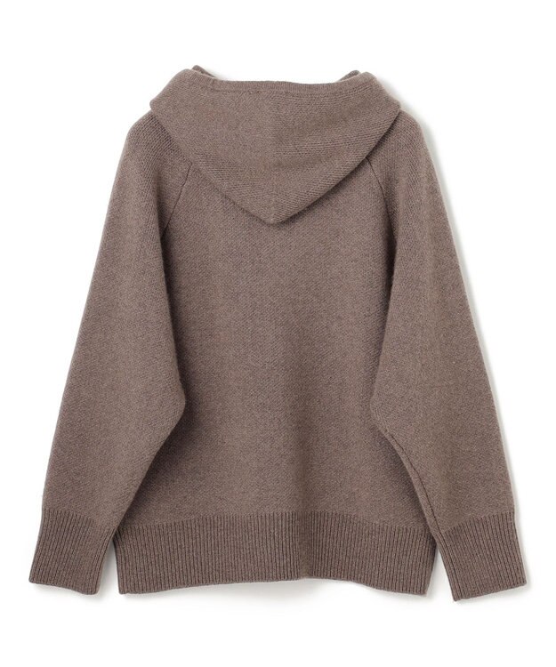 BEIGE， 【洗える】SEDONA / ウールカシミヤフーディーニット Taupe