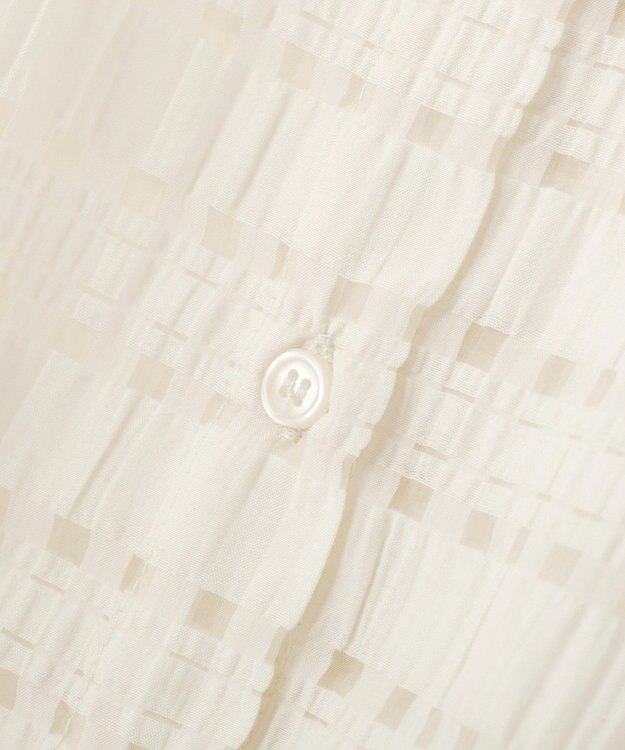 AMERICAN HOLIC シアーチェックシャツ Ivory