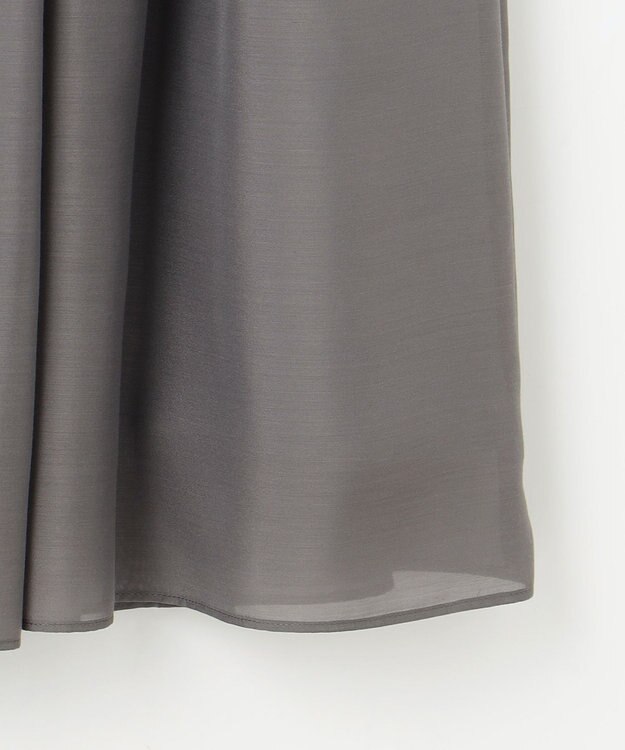 自由区 シアー スカート セピア