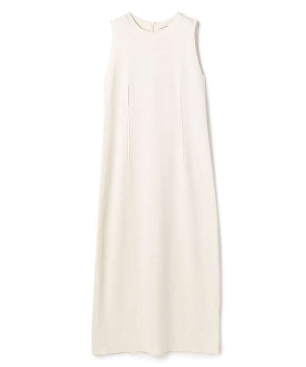 BEIGE， LABRADO / ダーツニット ロングワンピース Ecru