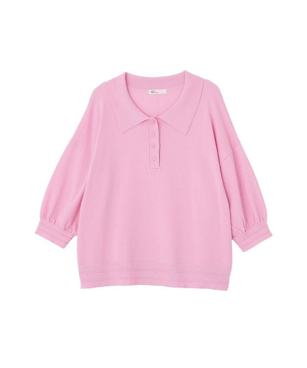 CRAFT STANDARD BOUTIQUE ポロニットプルオーバー Pink