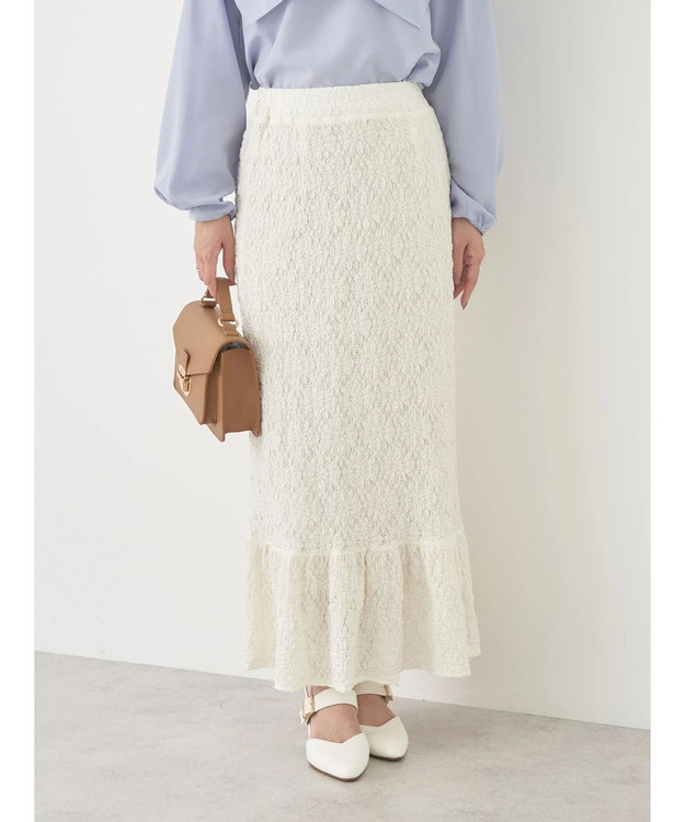 ポコポコレースマーメイドスカート / earth music&ecology