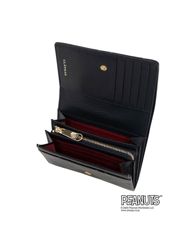 CLATHAS CLATHAS×PEANUTS 二つ折り財布 ネイビー