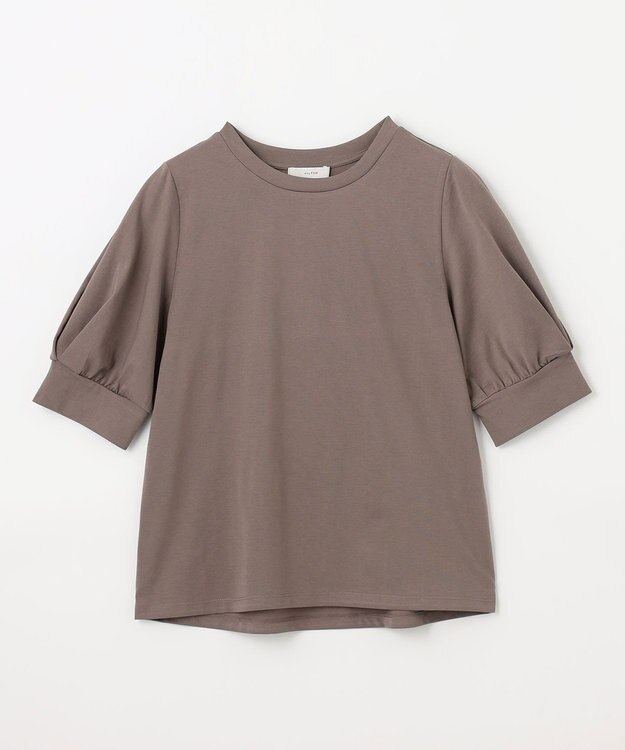 ANY 【洗濯機可】パフスリーブプルオーバー モカ