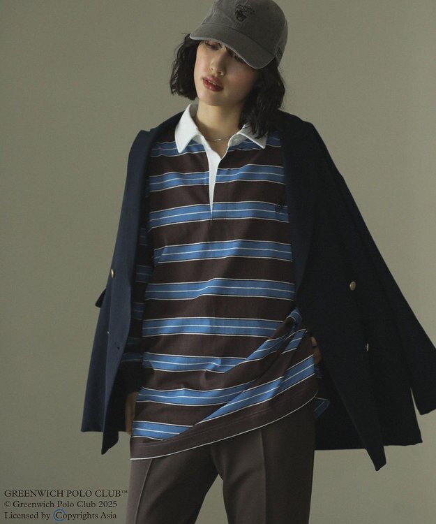 Green Parks ＧＲＥＥＮＷＩＣＨ　ＰＯＬＯ　ＣＬＵＢポロシャツ Brown