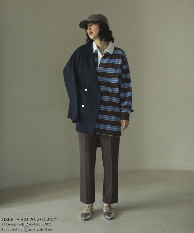 Green Parks ＧＲＥＥＮＷＩＣＨ　ＰＯＬＯ　ＣＬＵＢポロシャツ Brown