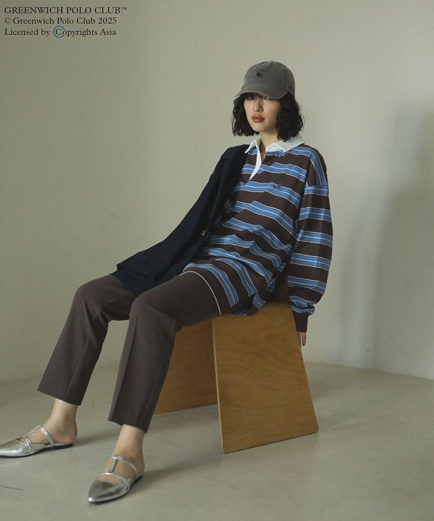 Green Parks ＧＲＥＥＮＷＩＣＨ　ＰＯＬＯ　ＣＬＵＢポロシャツ Brown