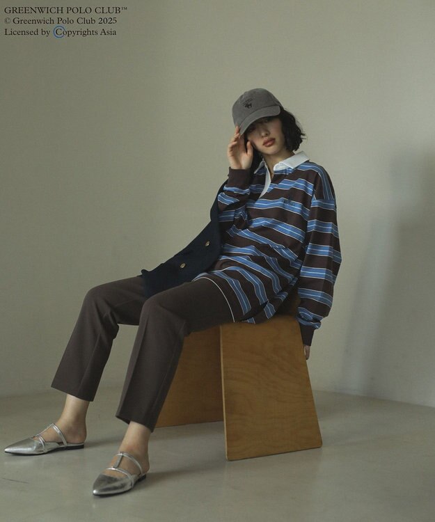 Green Parks ＧＲＥＥＮＷＩＣＨ　ＰＯＬＯ　ＣＬＵＢポロシャツ Brown