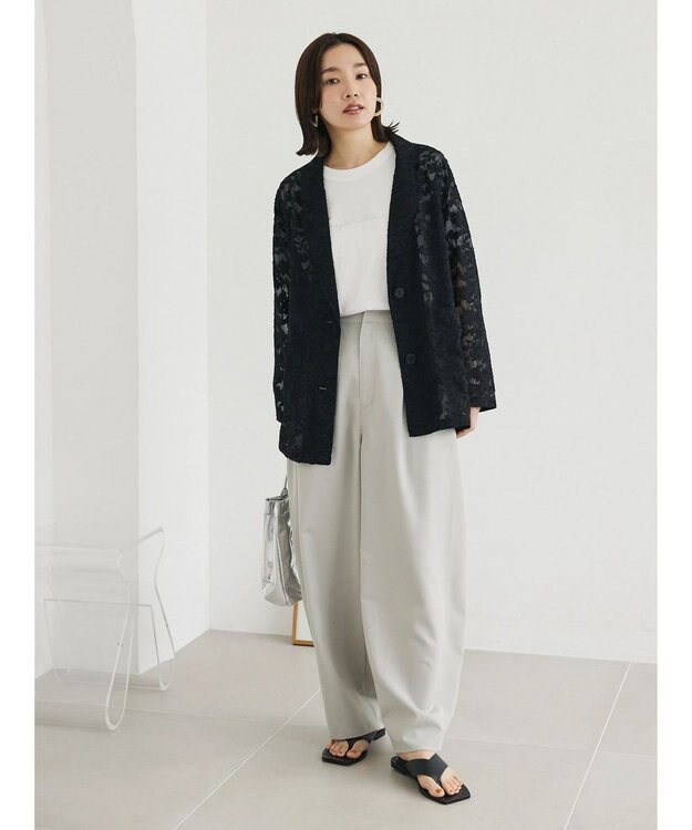 Green Parks ホットフィット筆記体ロゴＴシャツ Off White