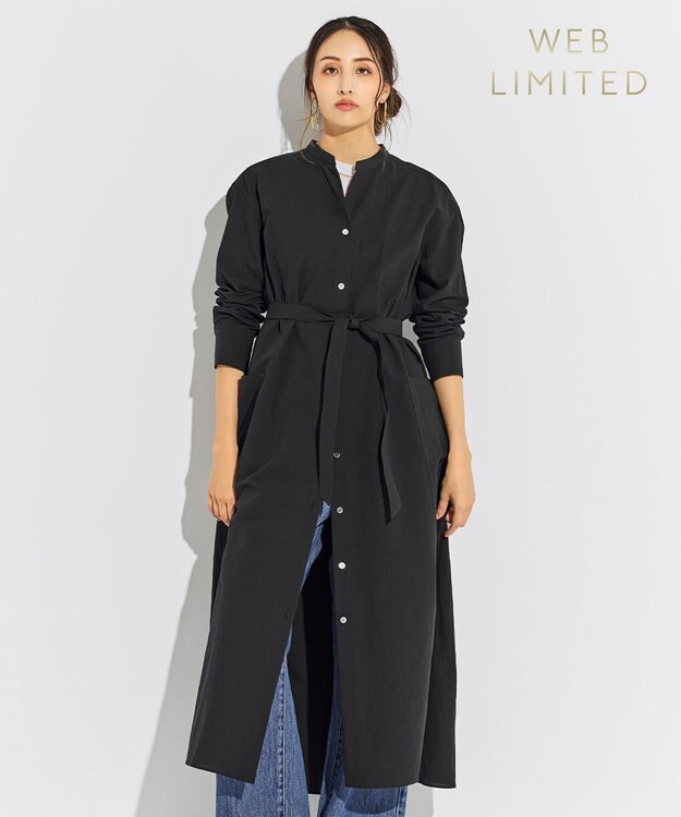 BEIGE， 【WEB限定】GILLES / シャツワンピース Black