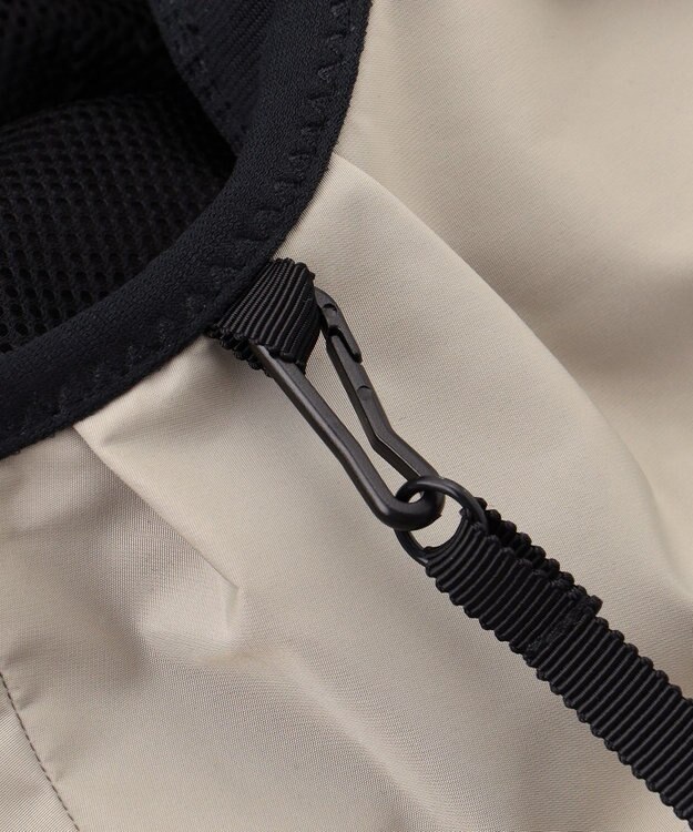 TOCCA 【UV99%以上カット・吸水速乾・抗菌防臭・洗える・サイズ調整可・強撥水】FRILL RAIN HAT レインハット ベージュ系