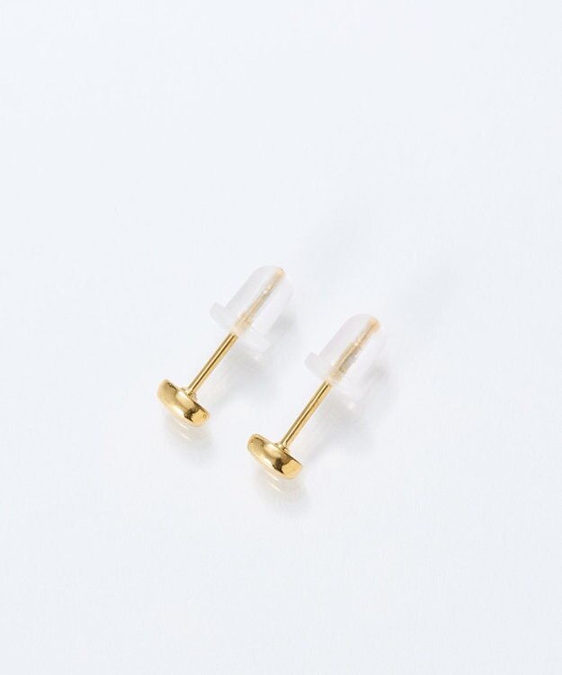 Phoebe 【金属アレルギー対応】メタルビーンズピアス　ゴールド/サージカルステンレス ゴールド