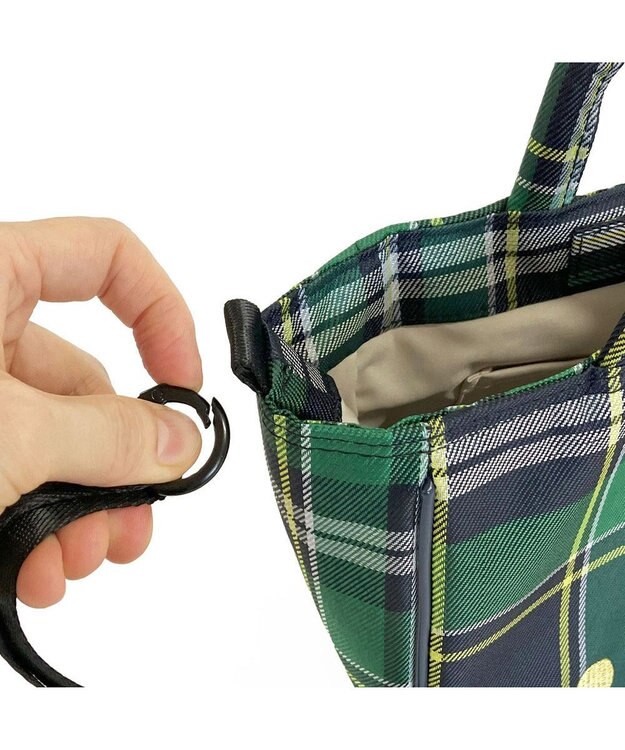 ROOTOTE 8464【サンリオ】IP.べビールー.チェック.ハローキティA 01：グリーン