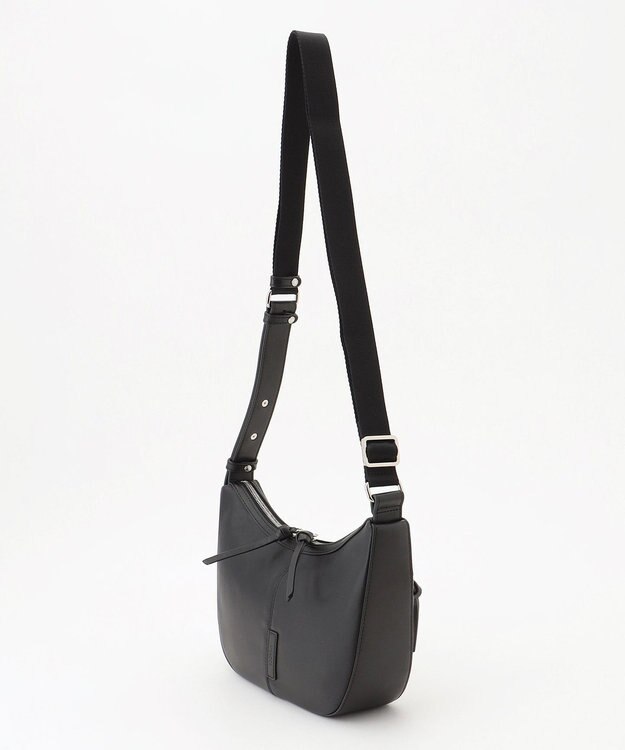 Y'SACCS イタリアンシープ　マルチポーチ付き　ホーボーバッグ ブラック