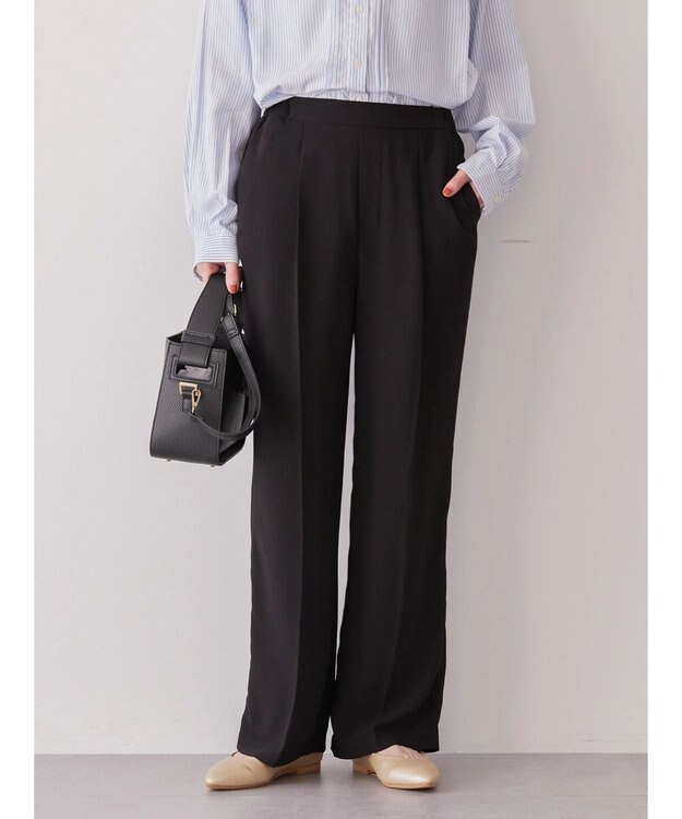 AMERICAN HOLIC 美・美・美センタープレスパンツ Black