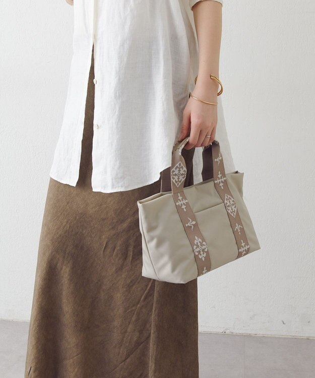 russet コーデュラナイロンデイリートートバッグ(CE-1743-WEB) L.Greige