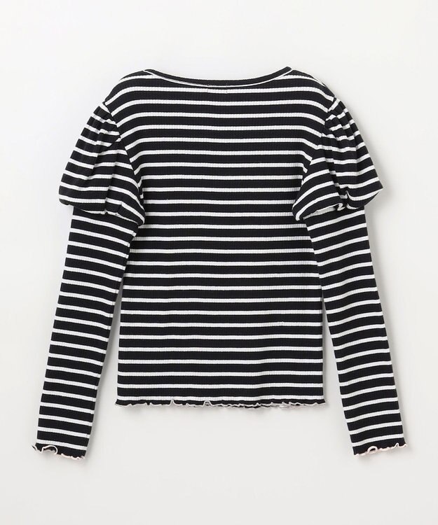 組曲 KIDS 【110-140㎝】パフスリーブ トップス ブラック