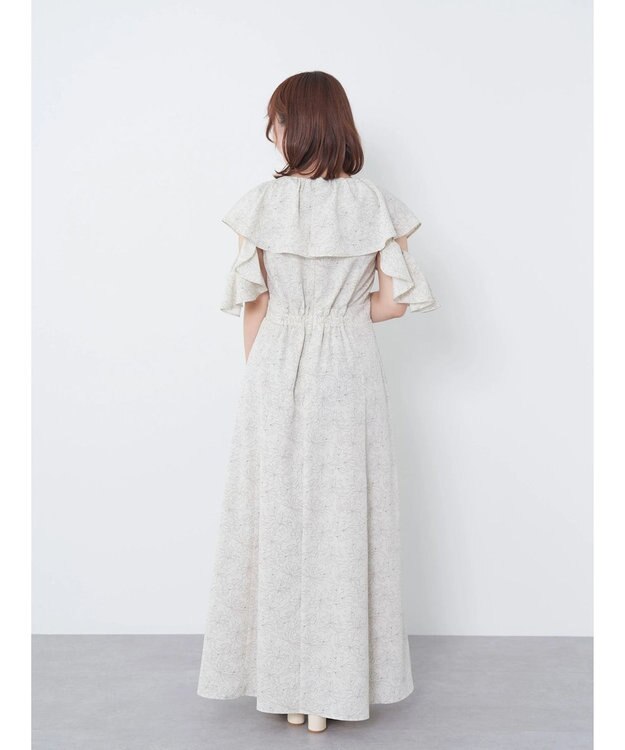 earth music&ecology ２ＷＡＹ　フリルスリーブワンピース Sax