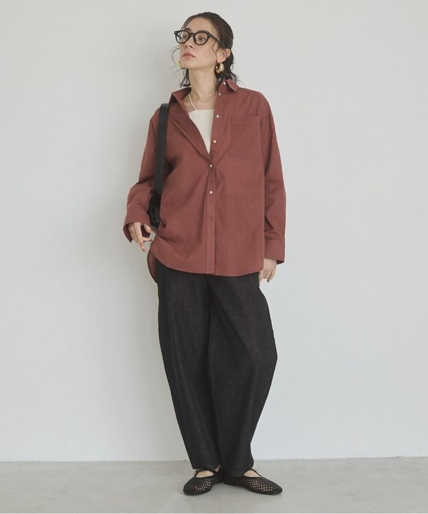 WEGO 【ANGIE VINTAGE/SMLサイズ展開】カーブデニムパンツ ブラック