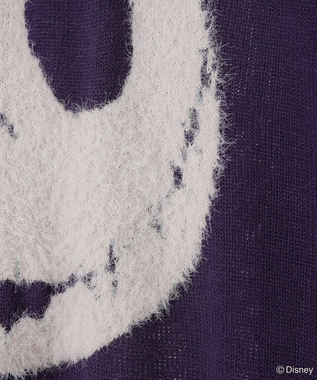 Green Parks ナイトメア／フェイスジャガードニットプルオーバー Purple