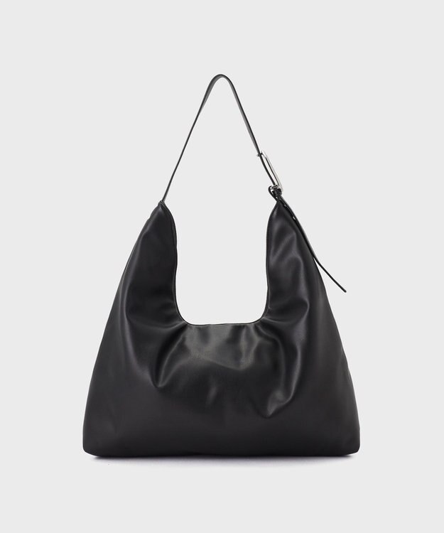 GRACE CONTINENTAL パテッドレザートート ブラック