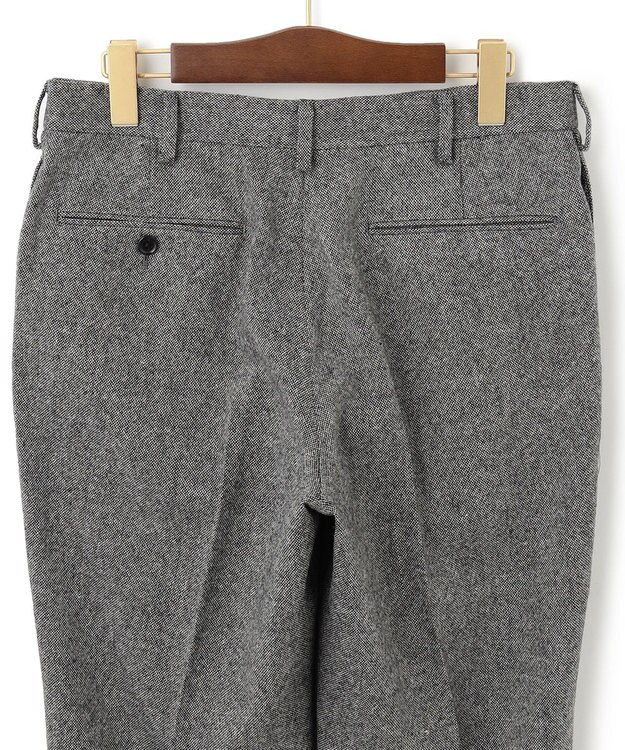 J.PRESS MEN ジャパンツイードホームスパン スラックス ライトグレー系