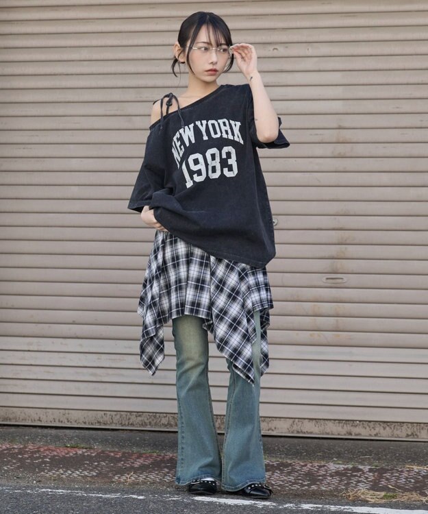 WEGO ２WAYグラフィックワンショルBIGT 柄5