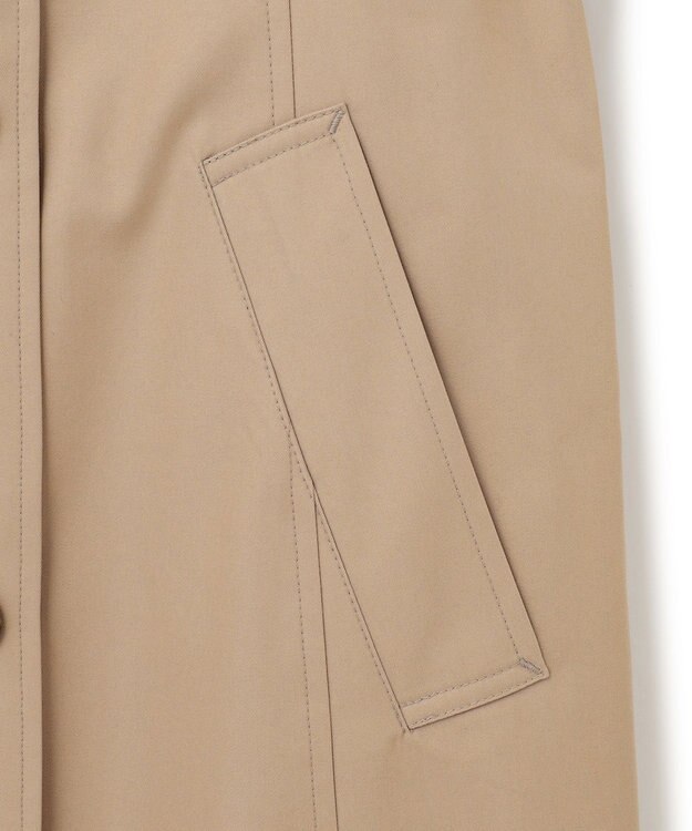 23区 S コットンポリエステルギャバジン ロング トレンチコート キャメル系