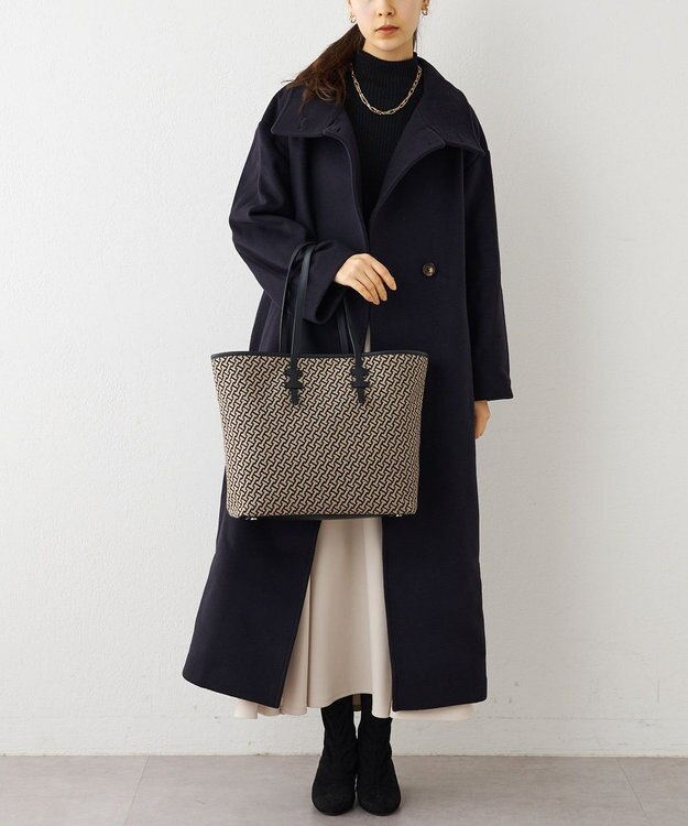 IACUCCI モノグランマ L JACQUARD/RUGA ブラック