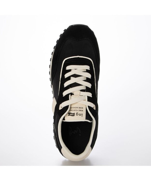 ing <ing>クラシカルスニーカー ブラック