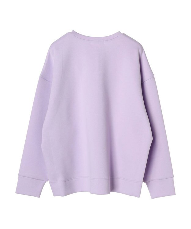 Green Parks クルーネックダンボールプルオーバー Purple