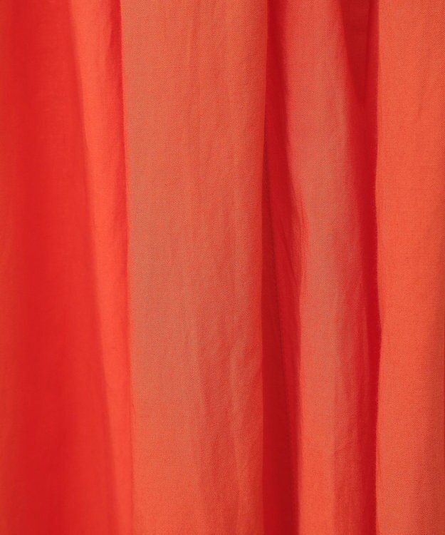 CRAFT STANDARD BOUTIQUE インド綿サイドタック切り替えスカート Orange