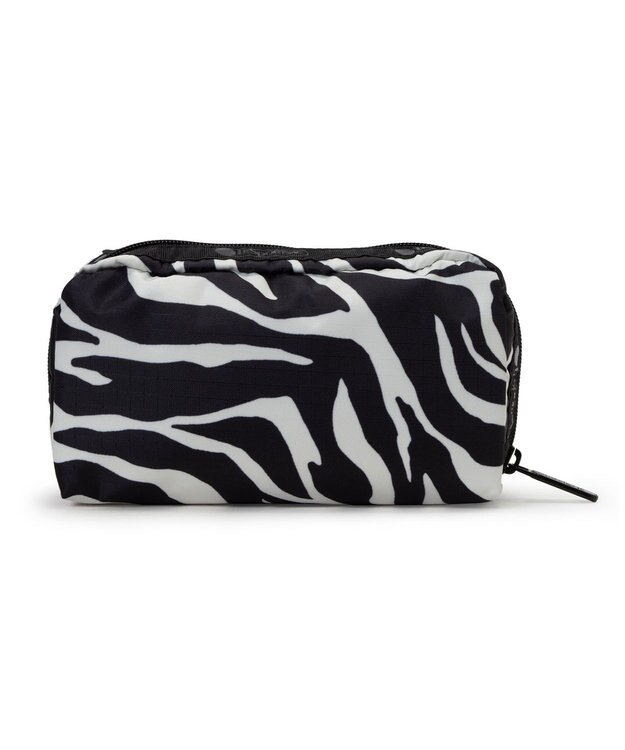 LeSportsac RECTANGULAR COSMETIC/クリームブラックゼブラ クリームブラックゼブラ
