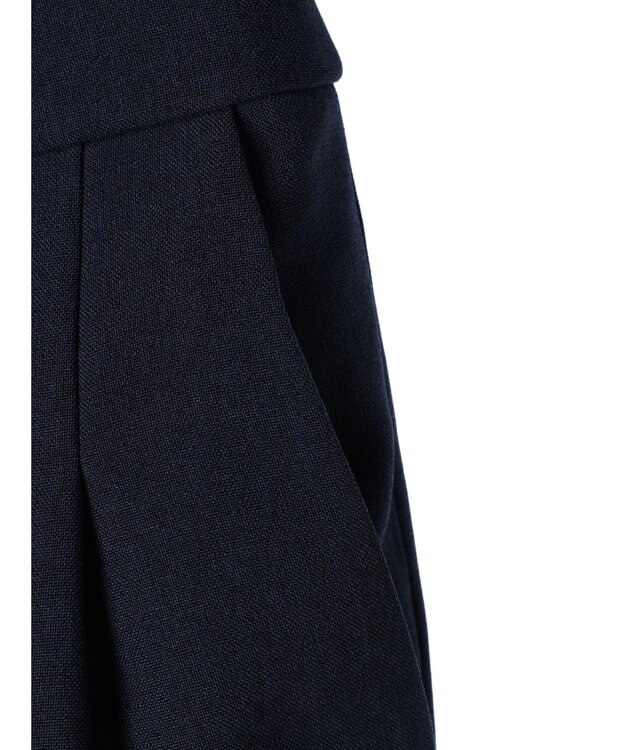 Green Parks 接触冷感　きれいシルエットパンツ（テーパード） Dark Navy