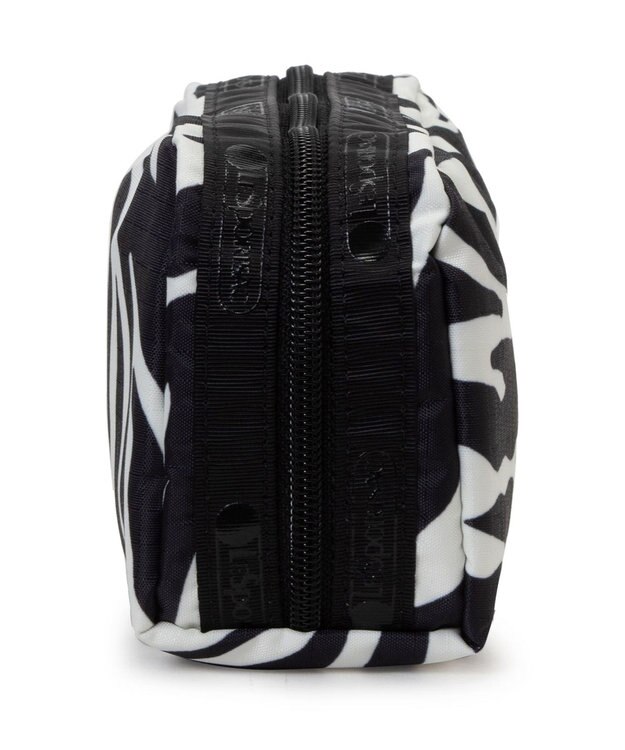 LeSportsac RECTANGULAR COSMETIC/クリームブラックゼブラ クリームブラックゼブラ