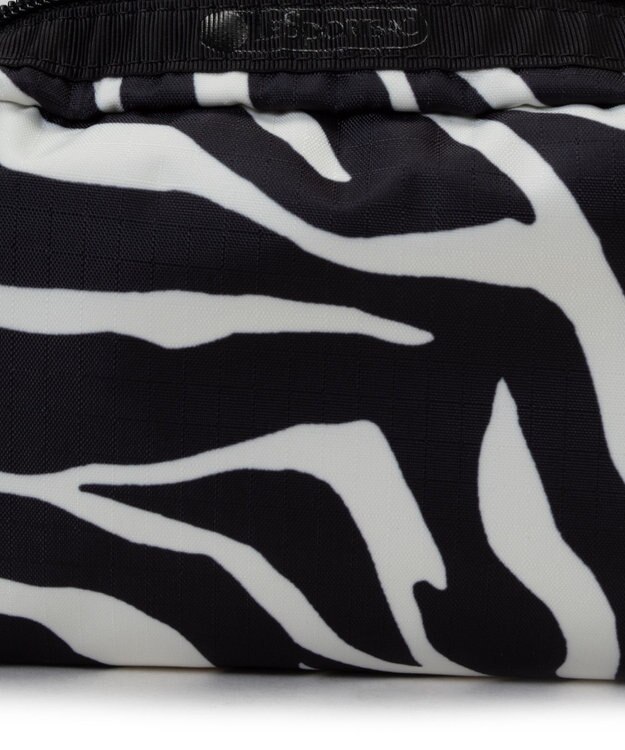 LeSportsac RECTANGULAR COSMETIC/クリームブラックゼブラ クリームブラックゼブラ
