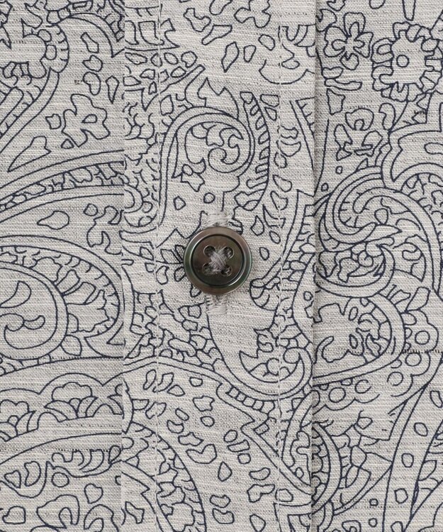 JOSEPH ABBOUD MOUNTAIN 【SPACE／UNISEX】オーバーペイズリー シャツ グレー系6