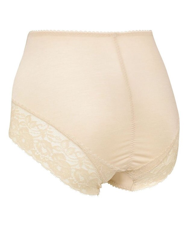 WACOAL 【美ショーツ】 はきこみ丈ふかめ おなか押さえ設計 オーガニックコットン混素材(本体) レディース PPG185 /ワコール ベージュ