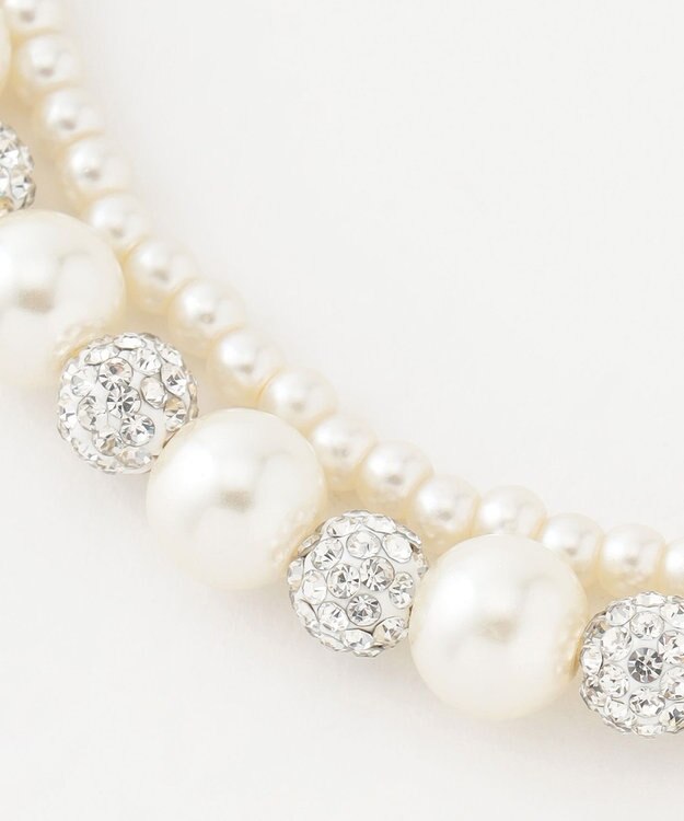 ANY SIS 【2WAY】パール調 ネックレス キスカ