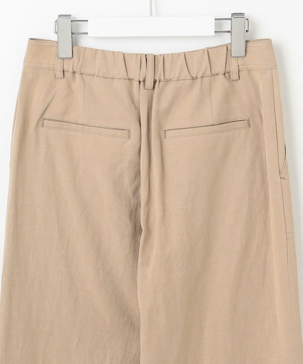 J.PRESS LADIES S 【洗える】フィブリルツイル ベイカーパンツ ベージュ系