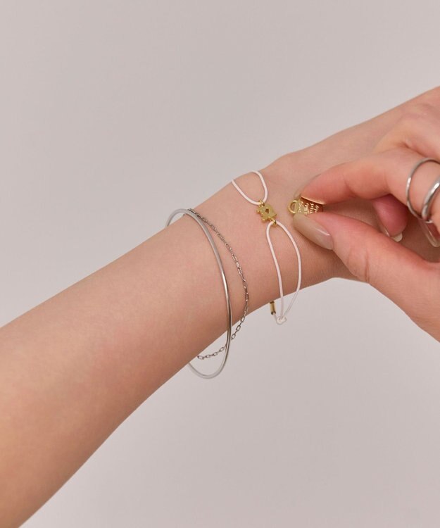 Phoebe 〈金属アレルギー対応〉リッチフローバングル　シルバー/ニッケルフリー シルバー