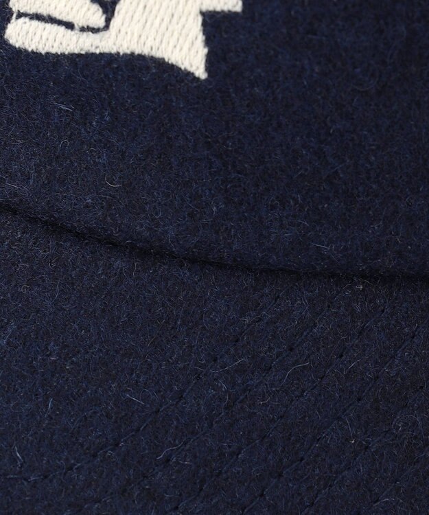 J.PRESS MEN 【NYUZELESS】メルトンベースボール キャップ ネイビー系