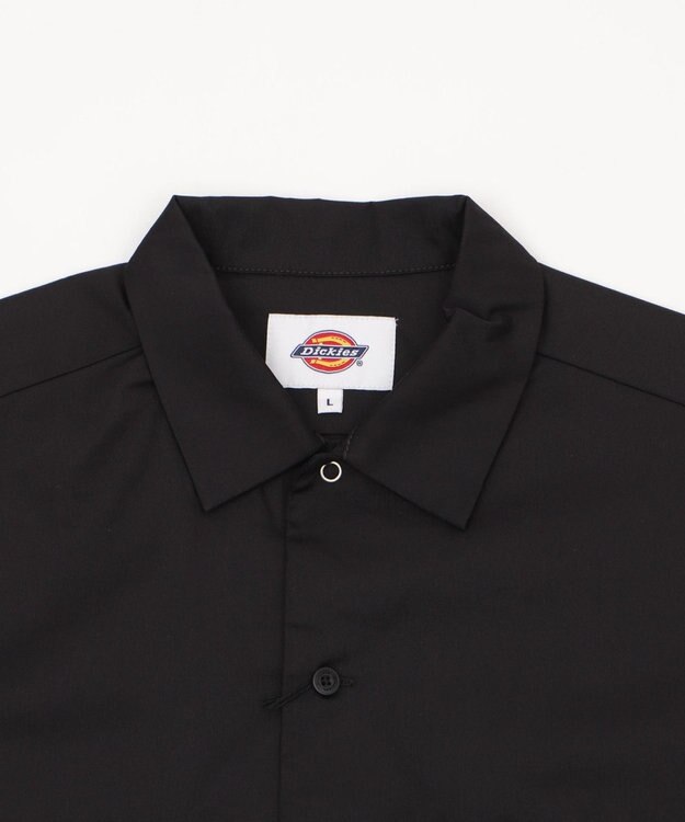 WEGO DickiesライトTCツイルワークシャツ ブラック