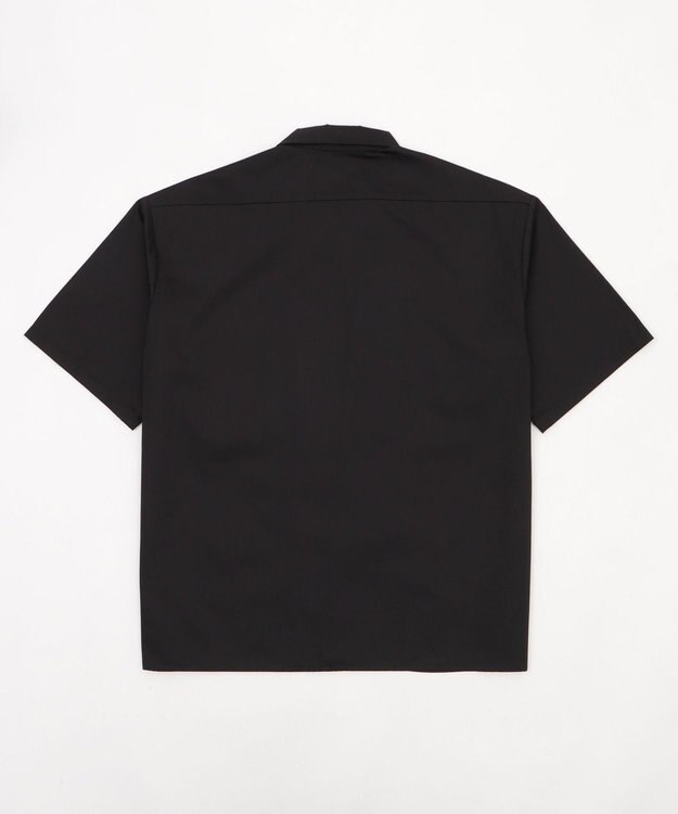 WEGO DickiesライトTCツイルワークシャツ ブラック
